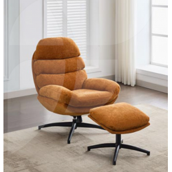 Clarkson Swivel Chair & Footsool